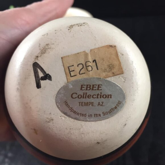 2 Pieces of EBEE Collection Southwestern Pottery Decor Bowls Planter Native Amer - Picture 9 of 9